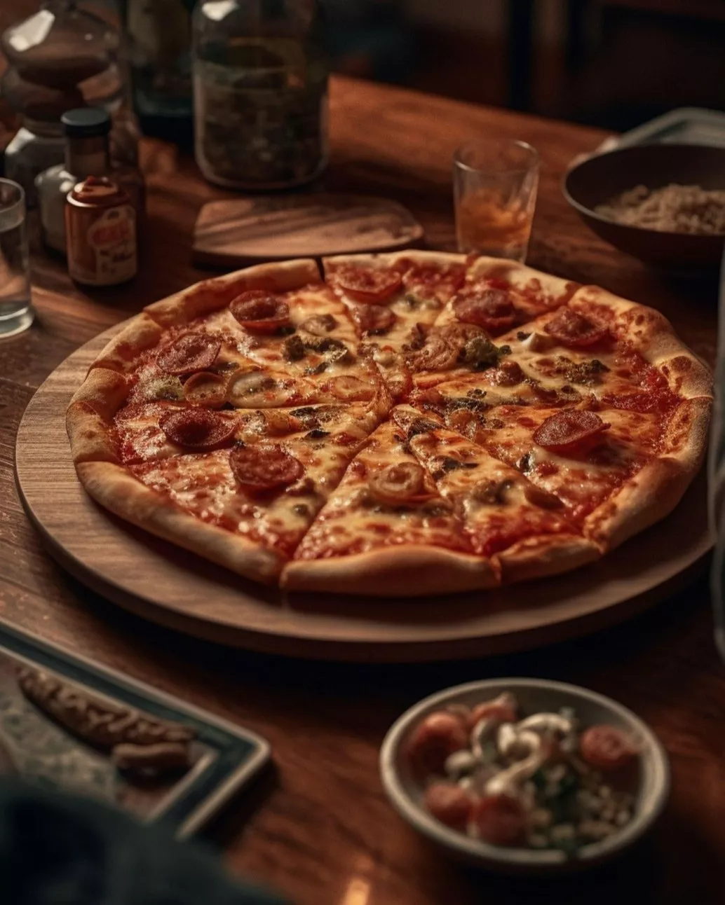 Freshly baked best pizza from Gino's Pizzeria, a top Conisbrough takeaway